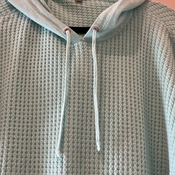 Talbots stretchy waffle knit hoodie - Picture 3 of 7